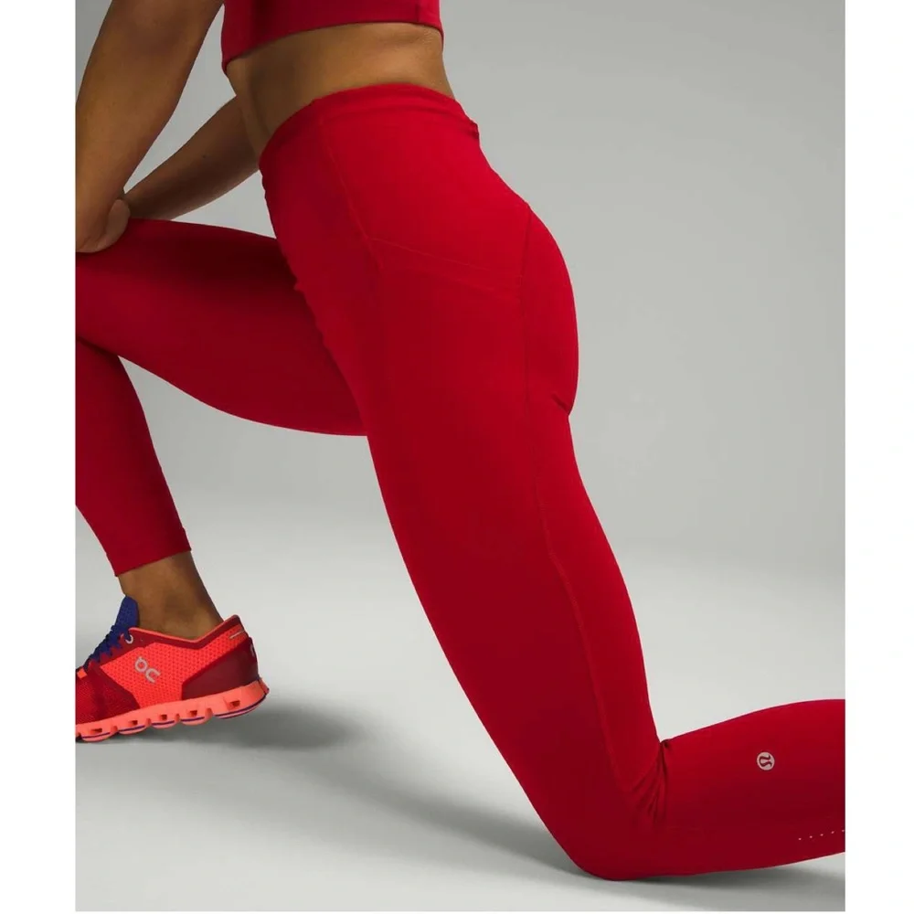 Lululemon Swift Speed High-Rise Tight 28" in Dark Red Size 0 - Picture 1 of 16